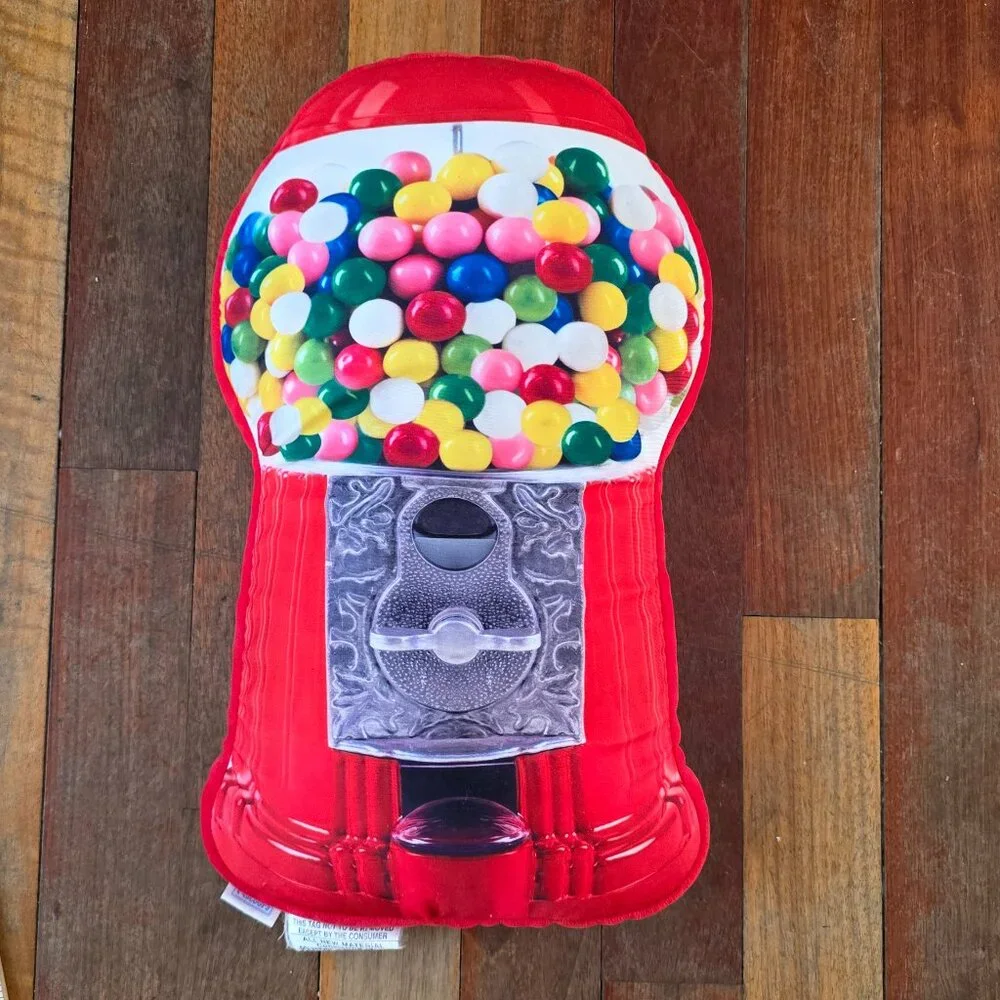 2 Scoops 17 Inch Gumball Machine Pillow